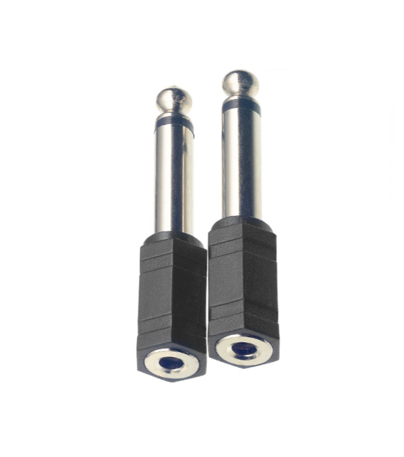 Stagg 1/8 Female - 1/4 Male Adapter - Stereo - 2 Pieces