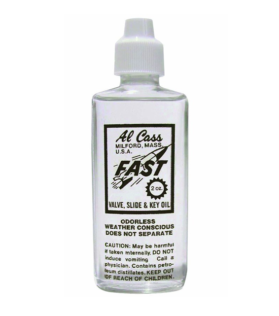 Al Cass Fast Valve, Slide and Key Oil, 2 oz.