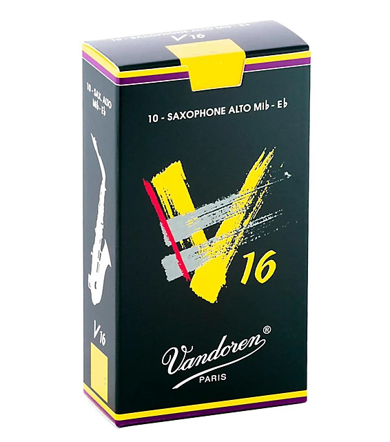 Vandoren Alto Sax V16 Reeds -Box of 10 Reeds - Sizes 2.0 - 4.0