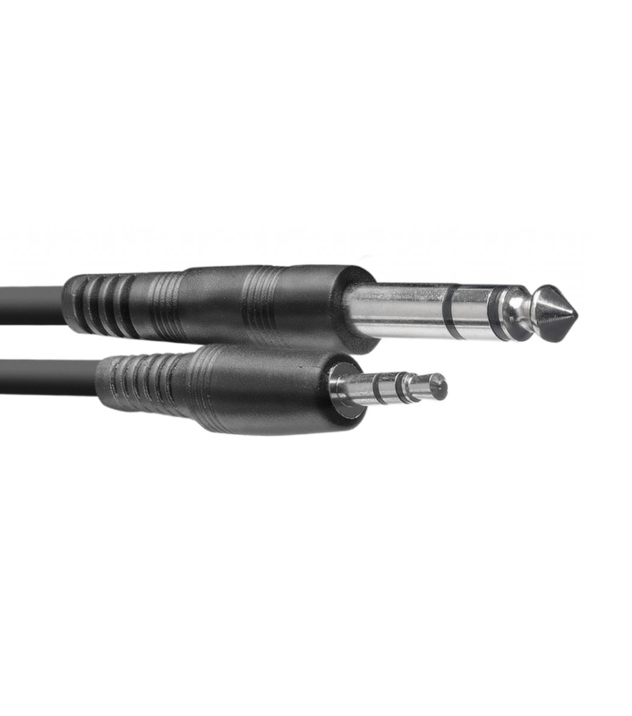 Stagg Male 1/8" Mini audio Jack - Male 1/4" Cable - 10ft