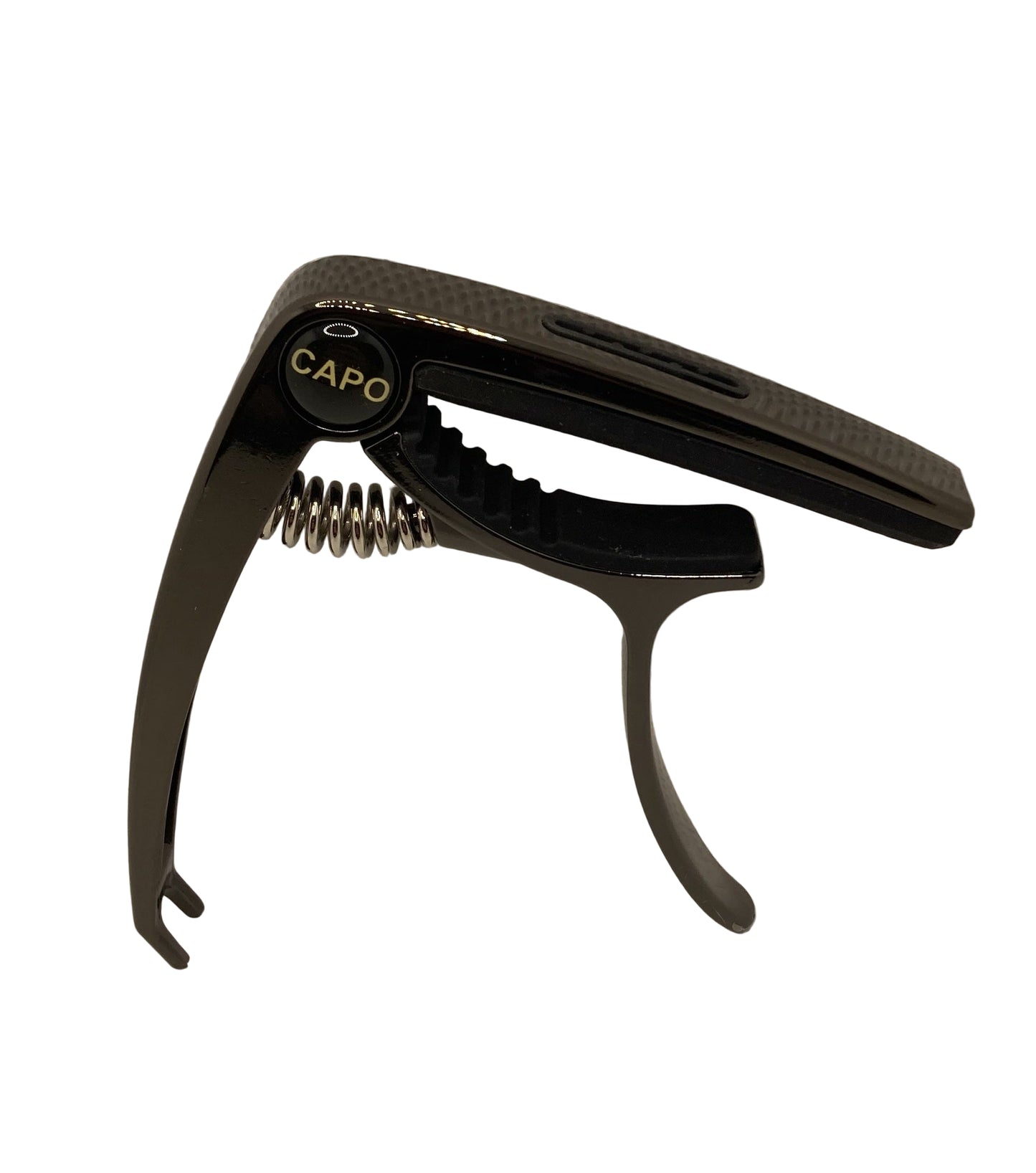 Capo w/ Pick Holder - Glossy Black