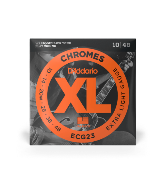 D'Addario ECG23 10-48 Extra Light, XL Chromes Electric Guitar Strings
