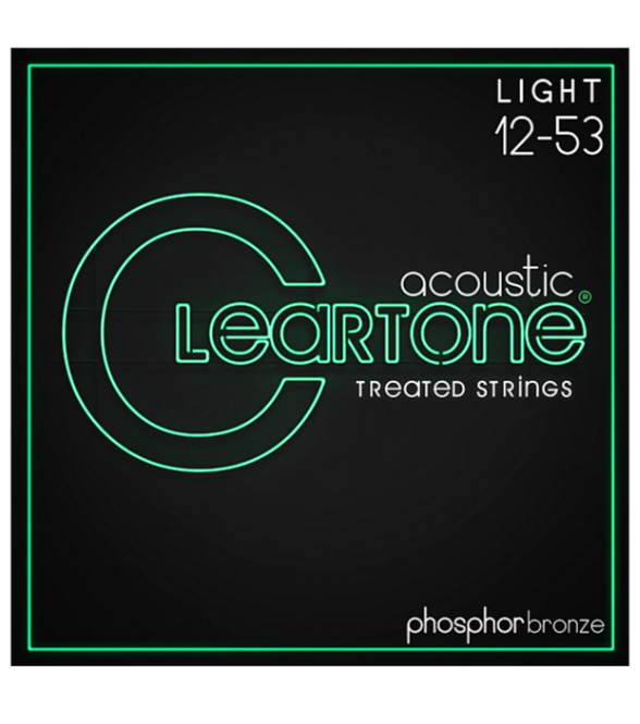 Cleartone Phosphor Bronze Light Acoustic Guitar Strings