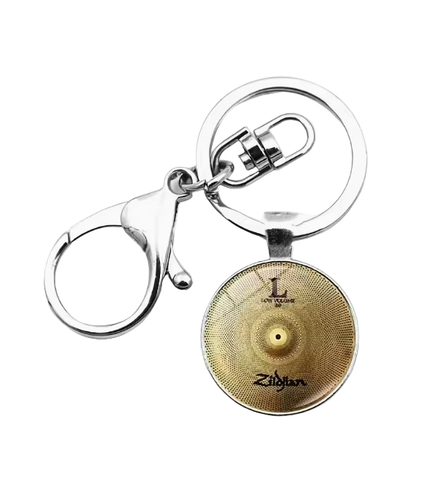 Drum Cymbal Keychain