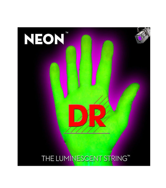 DR Hi-Def Neon Green Electric Guitar Strings
