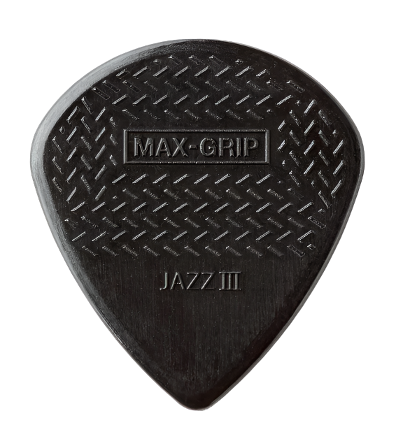 Dunlop Max Grip Jazz III Guitar Single Pick Black
