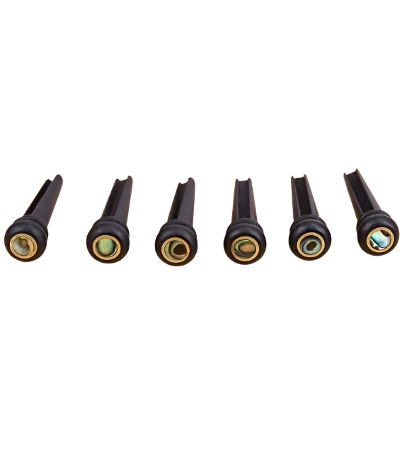Ebony Guitar Bridge Pins