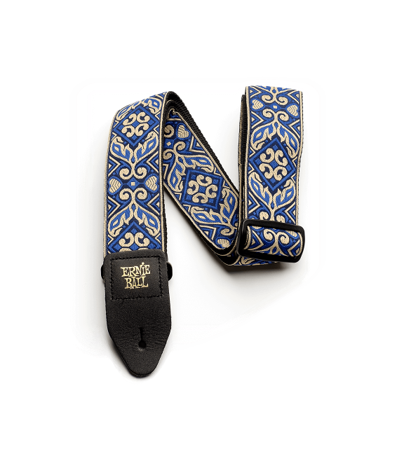 Ernie Ball Classic Jacquard Guitar Strap/Bass Strap - Tribal Blue