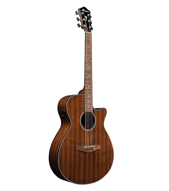 Ibanez AEG62 Grand Concert Acoustic-Electric Guitar Natural Mahogany