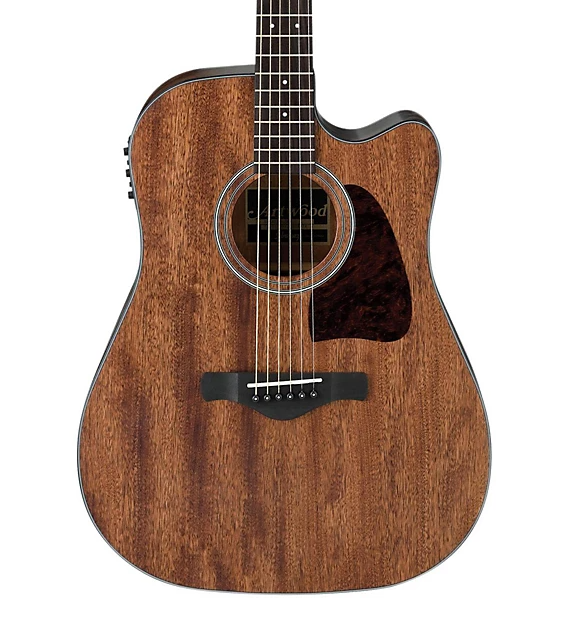 Ibanez AW54CEOPN Artwood Dreadnought A/E Guitar Open Pore Natural