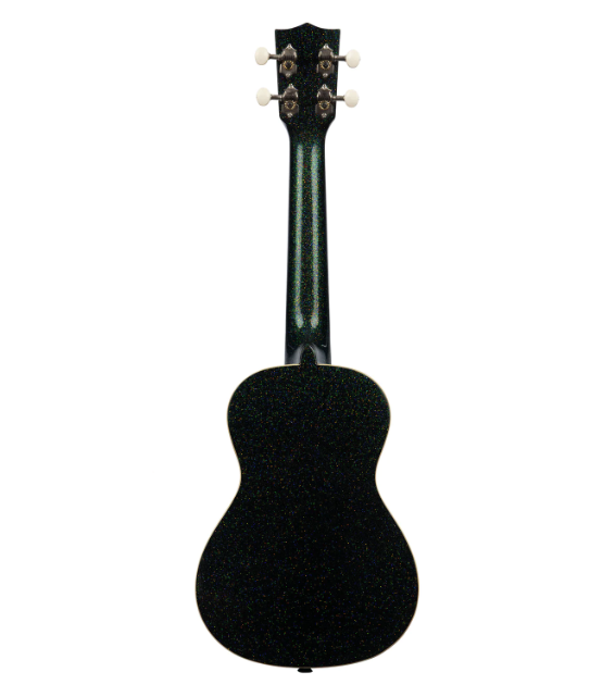 Kala Galaxy Black Sparkle Concert Ukulele