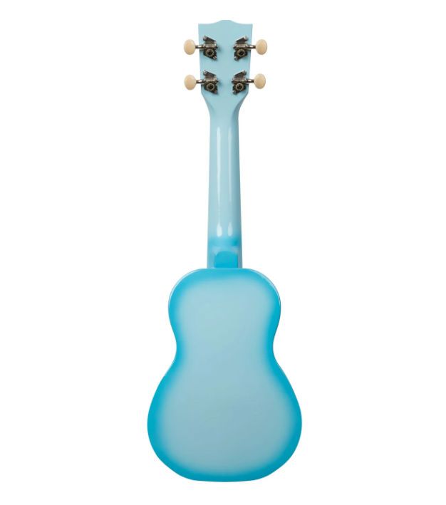 Kala Light Blue Burst Soprano Dolphin Ukulele