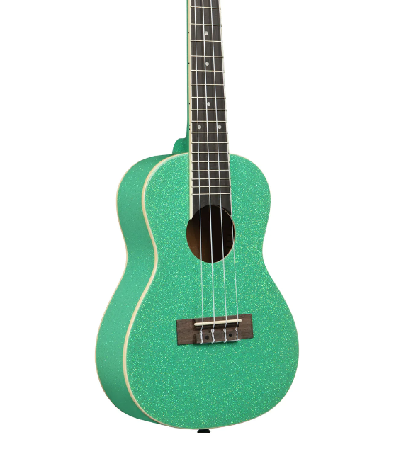 Kala Gatsby Green Sparkle Concert Ukulele