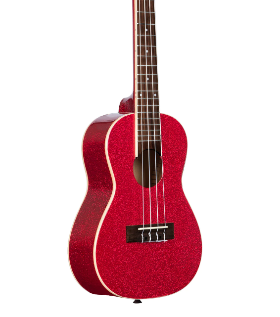 Kala Ritzy Red Sparkle Concert Ukulele