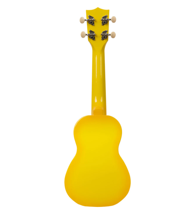 Kala Yellow Burst Soprano Dolphin Ukulele