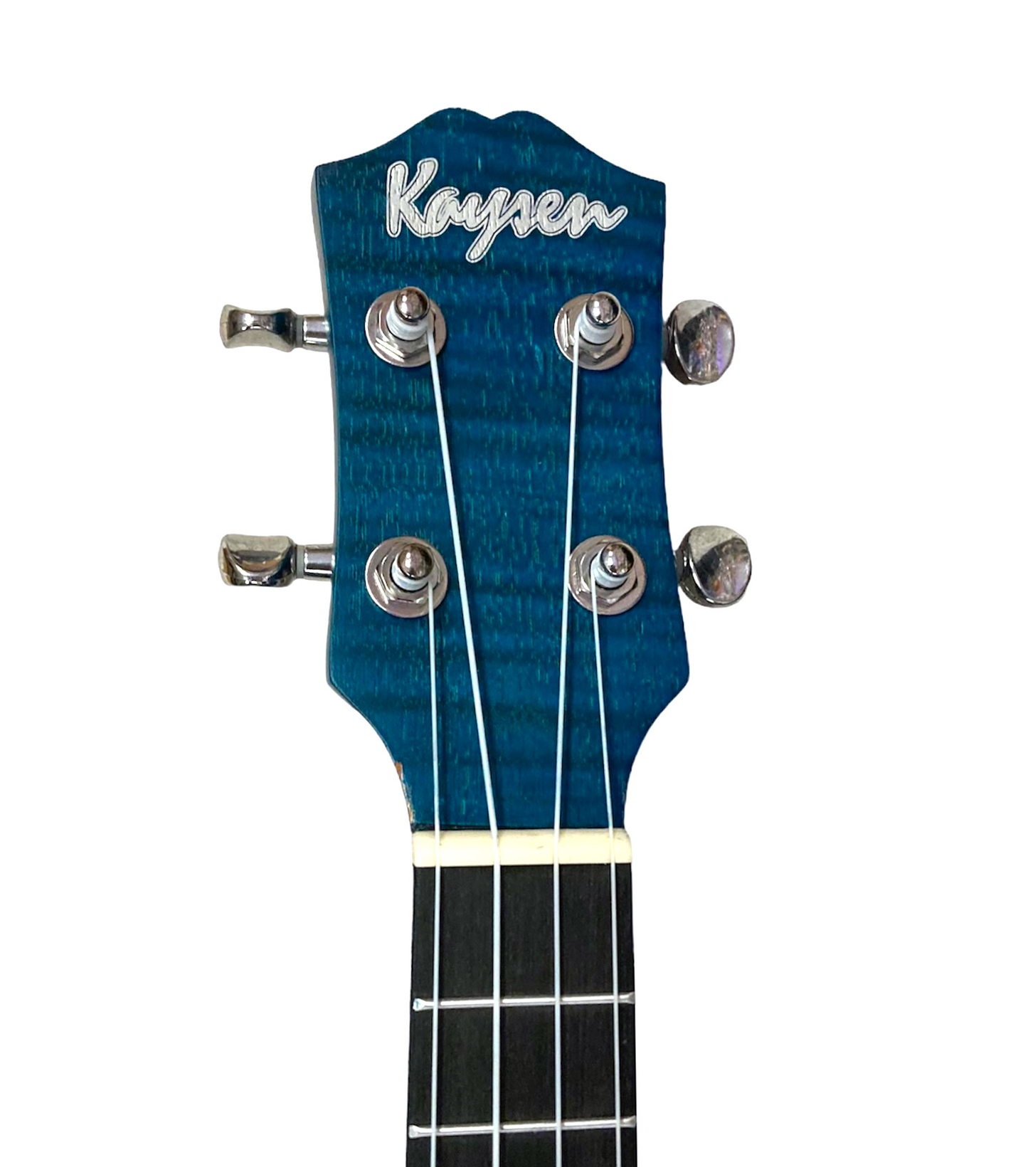 Kaysen Concert Ukulele - Tiger Okume - Blue