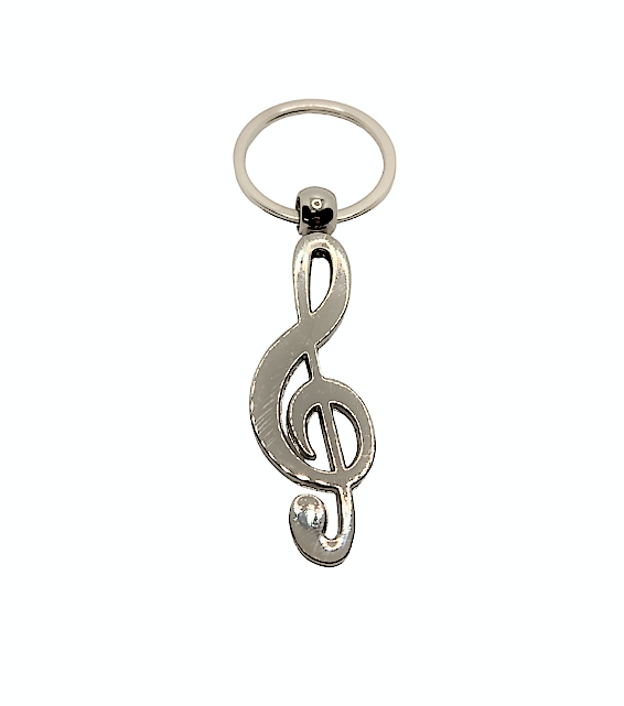 Treble Clef Keychain