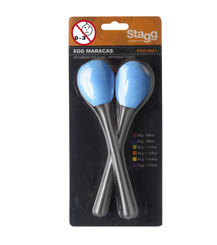Stagg Egg Maracas - Various Weights