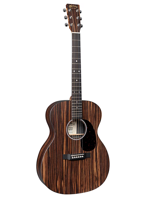 Martin Special 000 X Series Macassar Top Auditorium A/E Guitar Ebony