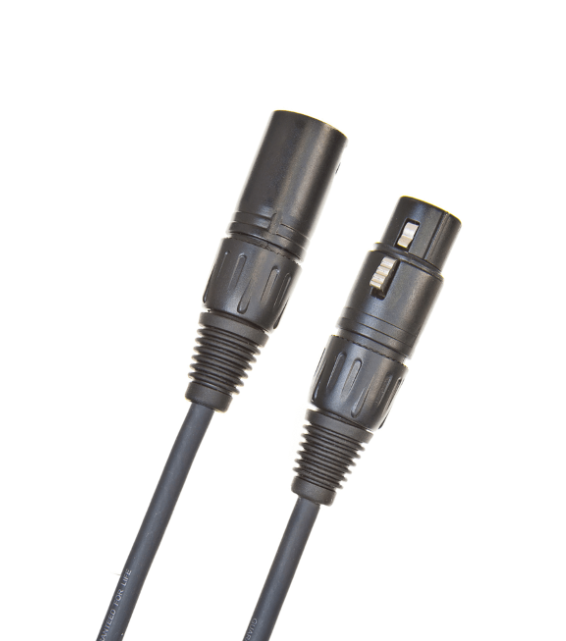 D'Addario Classic Series Microphone Cables 25ft