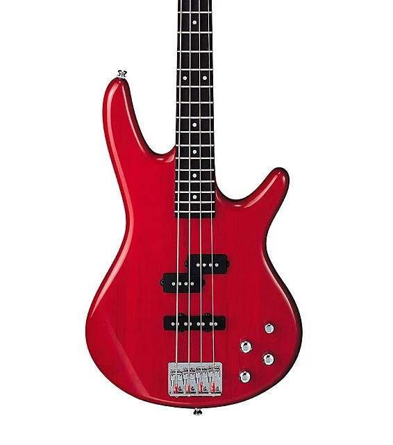Ibanez GSR200 4-String Electric Bass Transparent Red