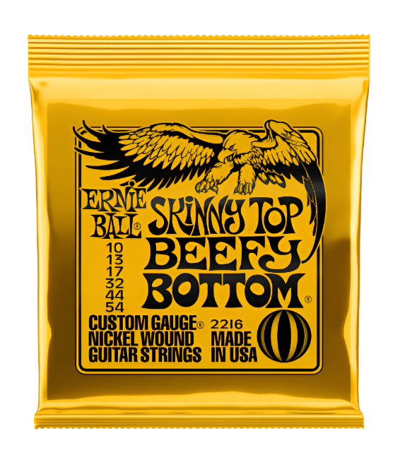 Skinny Top Beefy Bottom Slinky Nickel Wound Electric Guitar Strings 10-54 Gauge