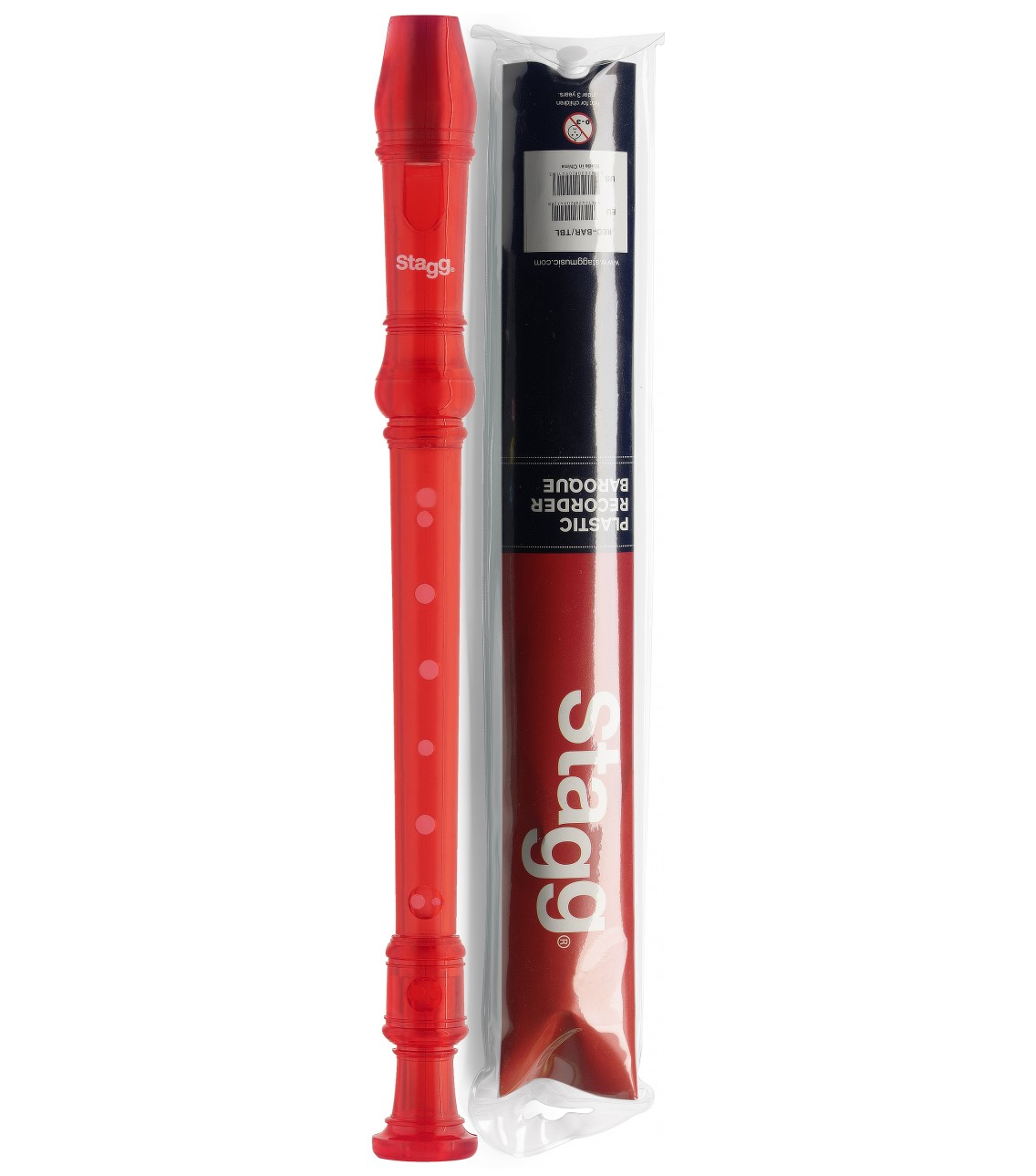 Stagg Baroque Soprano Recorder - Various Colors