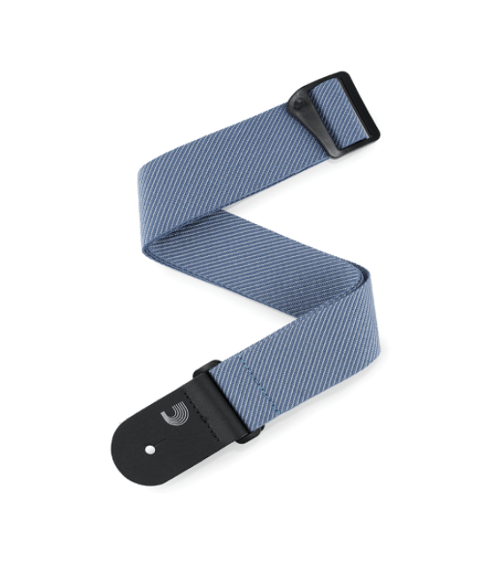 D'Addario Classic Tweed Guitar Strap, Blue
