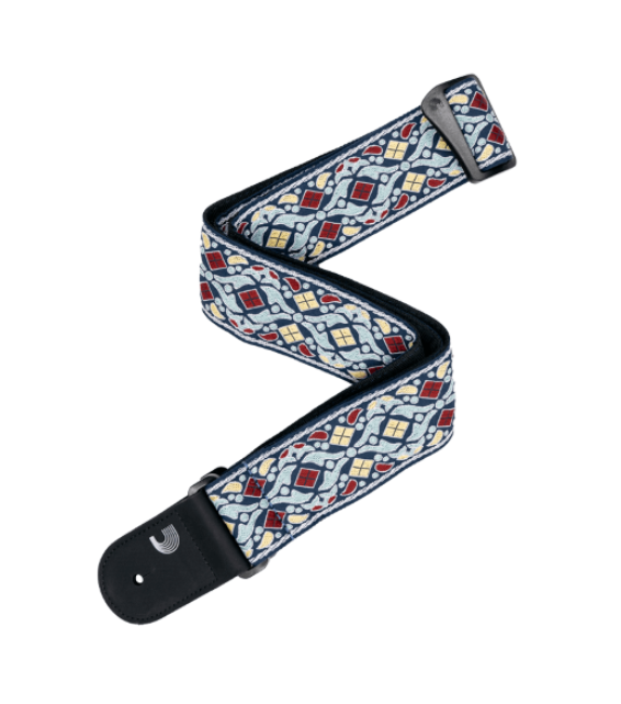 D'Addario Eco Woven Guitar Strap, Navy