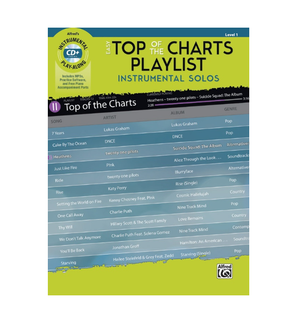 Alfred's Easy Top of the Charts Playlist Instrumental Solos