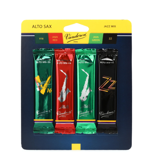 Vandoren Alto Sax Jazz Reed Mix Size 2.5 or 3