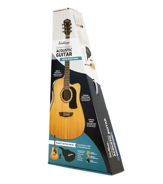 Washburn Apprentice D5CE-PACK A/E Guitar Pack