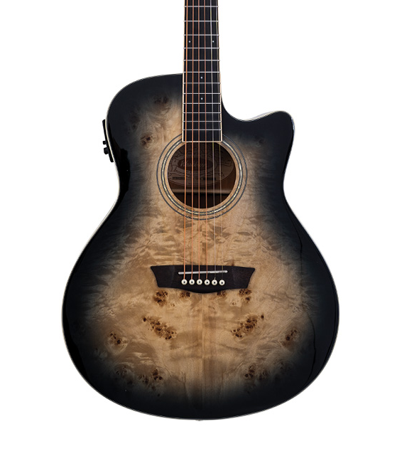 Washburn Deep Forest Burl A/E Guitar