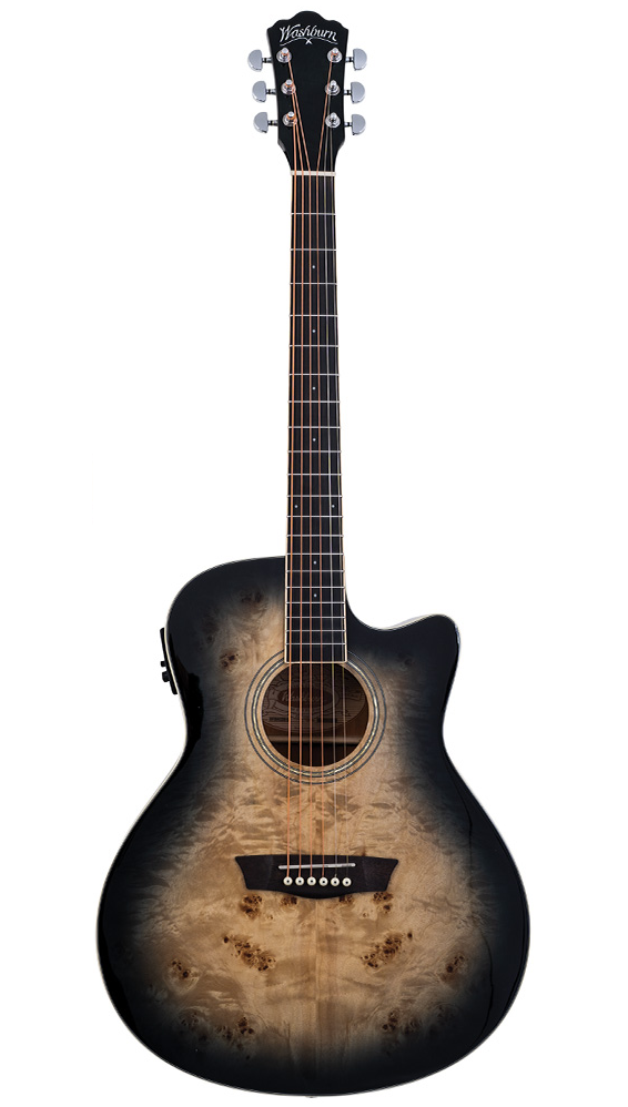 Washburn Deep Forest Burl A/E Guitar