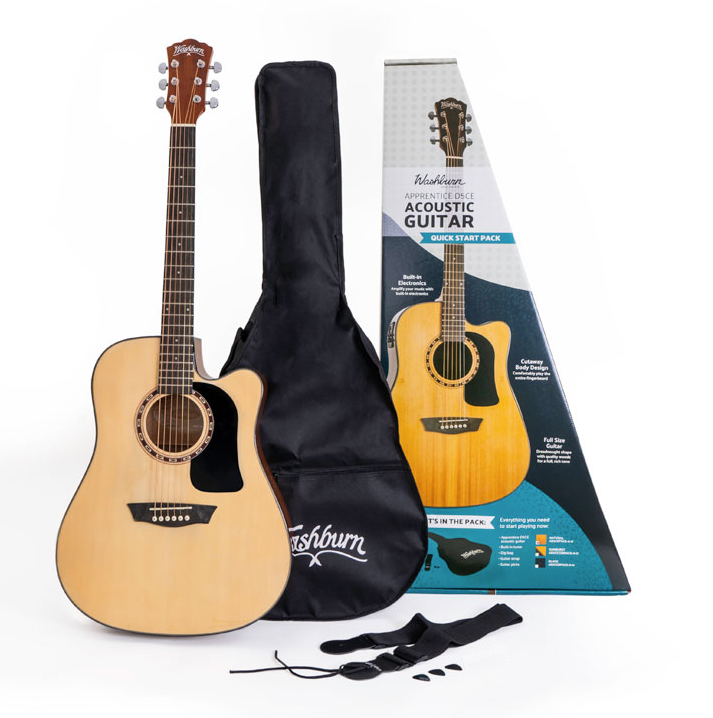 Washburn Apprentice D5CE-PACK A/E Guitar Pack