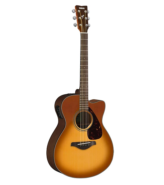Yamaha FSX800C Small-Body Acoustic-Electric Guitar Sand Burst