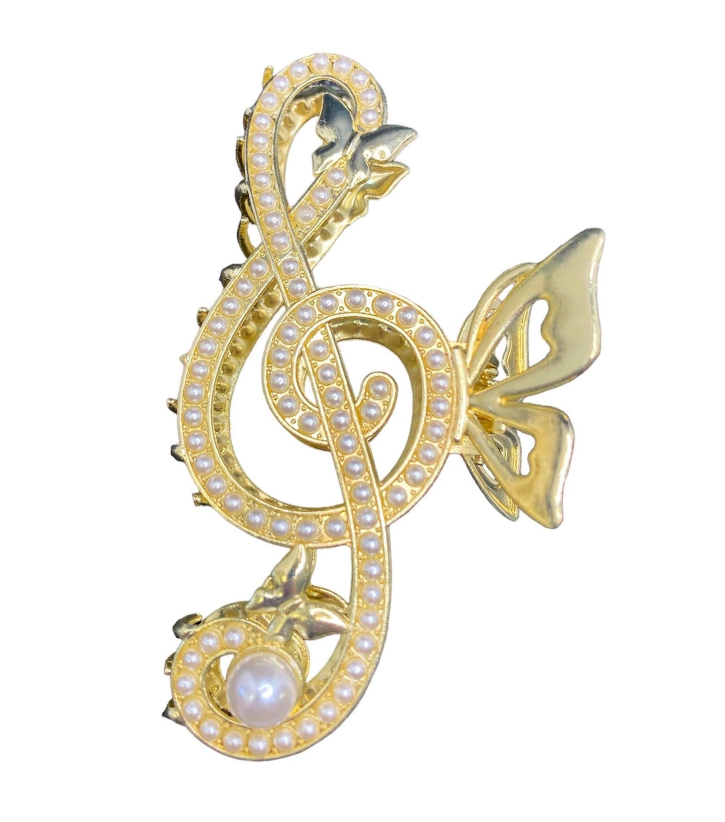 Treble Clef Butterfly Hair Clip - Various Designs