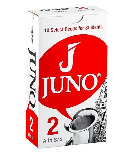 Vandoren JUNO Alto Sax Reeds, Box of 10 - Sizes 2 - 2.5