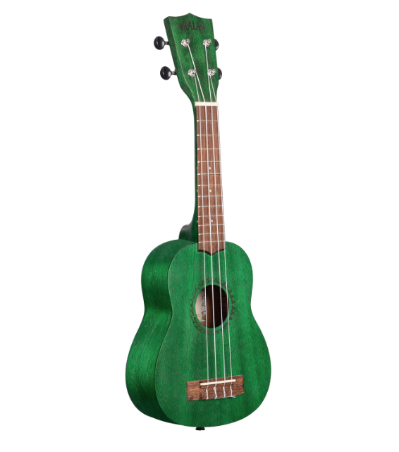 Kala Fern Green Watercolor Meranti Soprano Ukulele