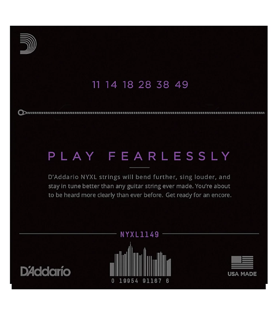 D'Addario NYXL1149 Medium Electric Guitar Strings