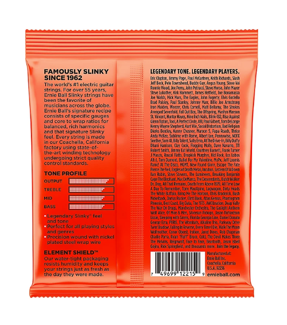 Ernie Ball 2215 Nickel Skinny Top/Heavy Bottom Electric Guitar Strings