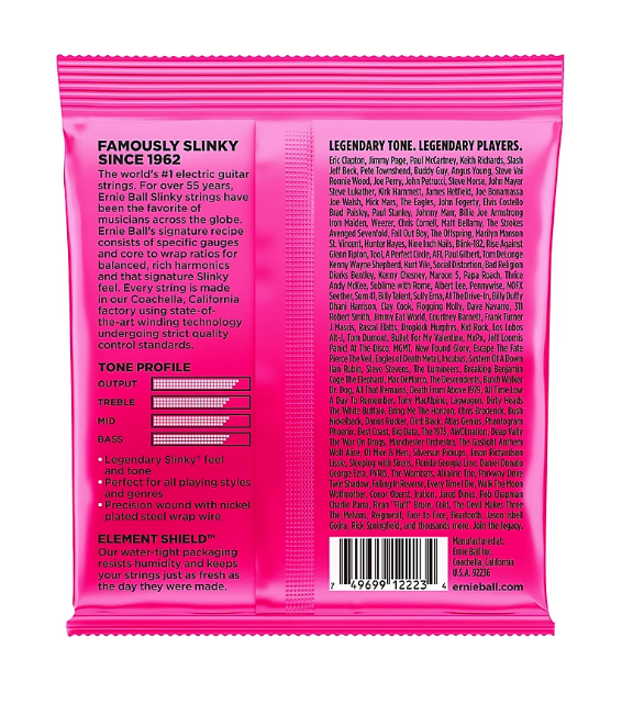 Ernie Ball Super Slinky 2223 (9-42) Nickel Wound Electric Guitar Strings