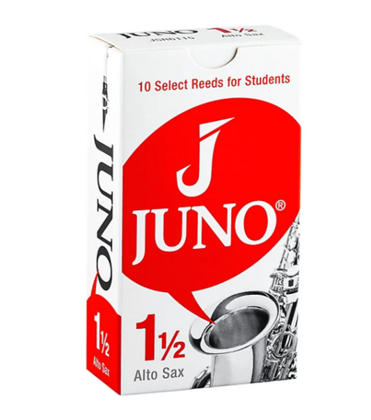 Vandoren JUNO Alto Sax Reeds, Box of 10 - Sizes 2 - 2.5