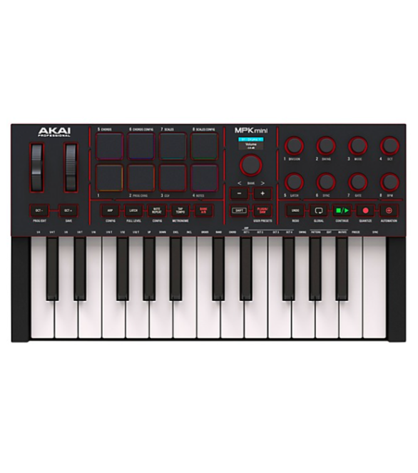 Akai Professional MPK Mini IV 25-Key MIDI Keyboard Controller - Black