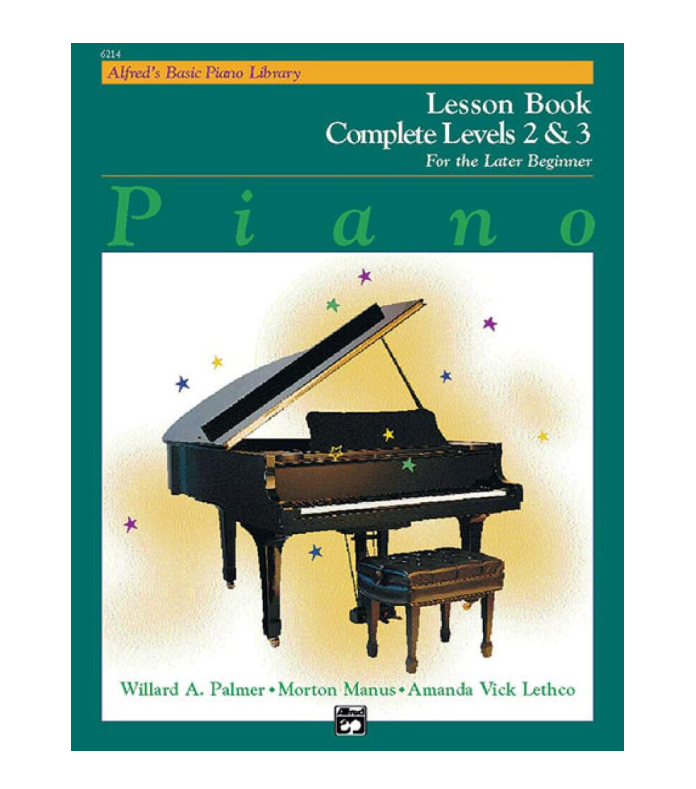 Alfred's Basic Piano Library Complete Level 2 & 3 Lesson Book