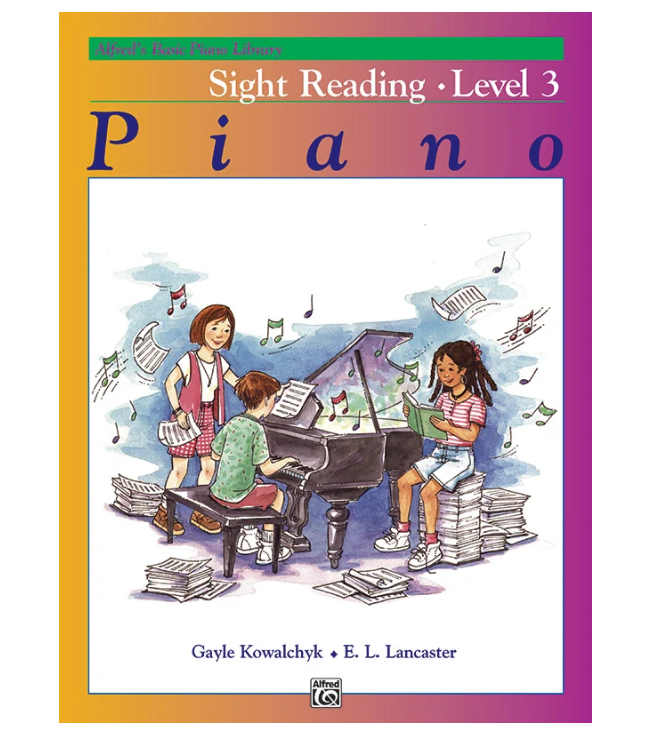 Alfred's Basic Piano Library: Sight Reading Book 3: Piano Book