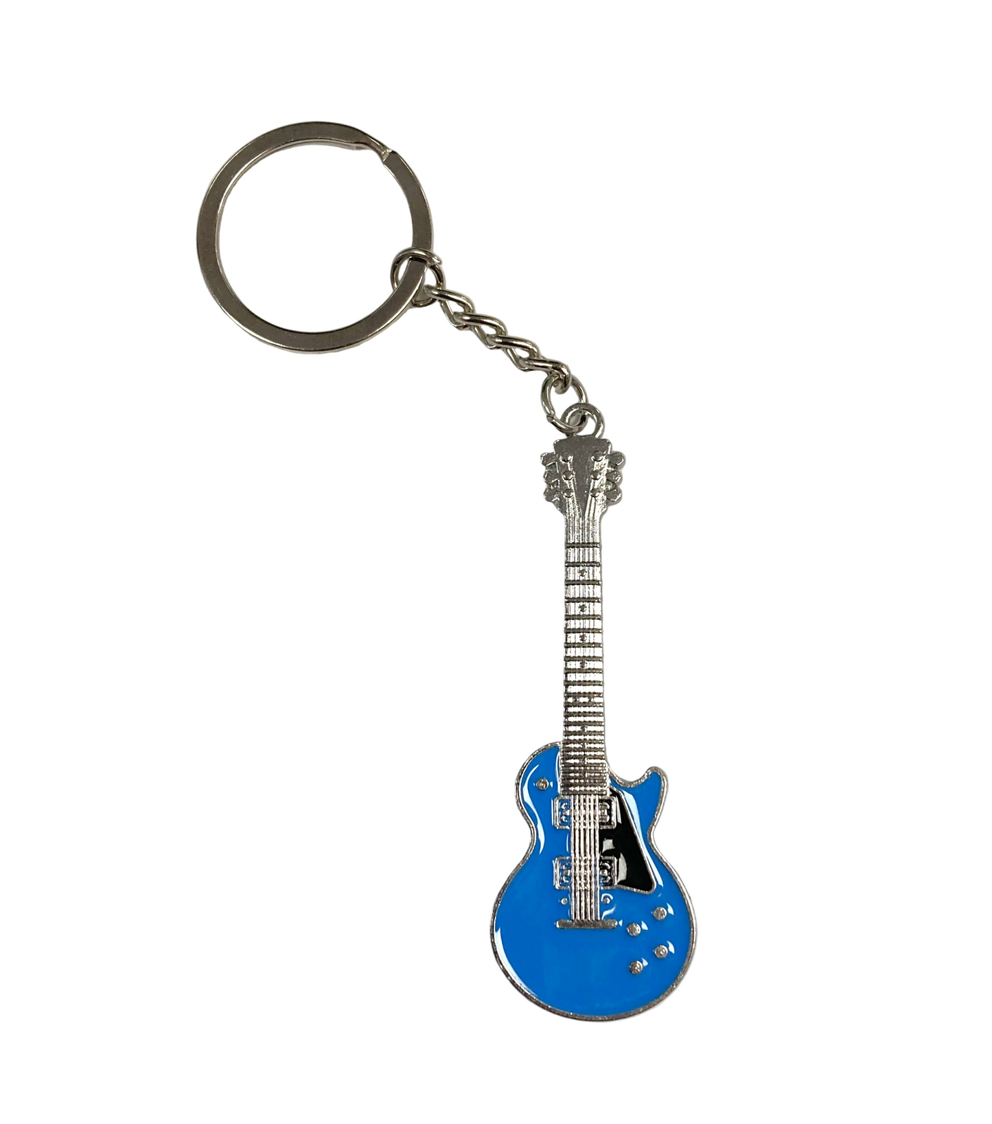 Electric Guitar Key Chain - Les Paul Style - Various Colors