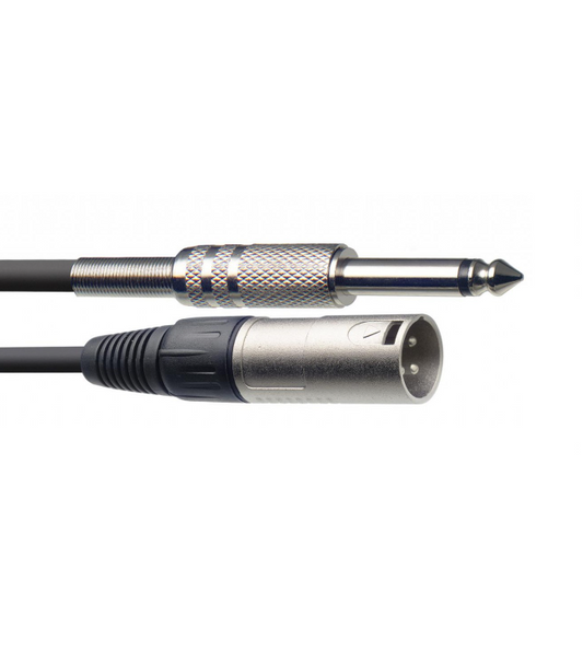 Stagg SAC3PXM DL 1/4 Inch Male - XLR Male Cable 10 ft.