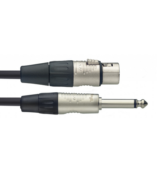 Stagg 3ft Microphone Cable - XLR-1/4" Jack