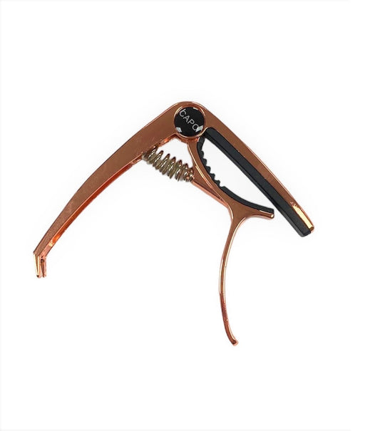 Guitar Capo - Acoustic or Electric -  Rose Gold